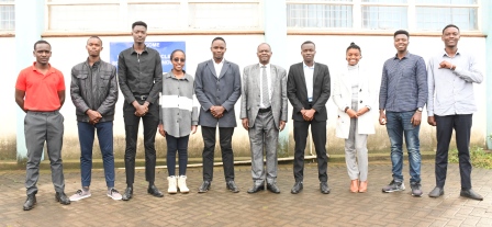 Pictured: Newly elected ESA leadership with the Dean, Prof. Gitau