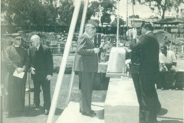 Laying of the foundation stone at Royal Technical College(now UoN) late